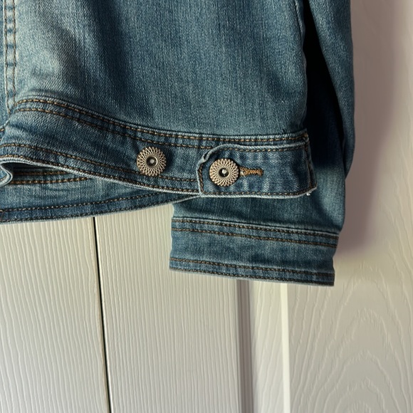 CJ Banks Embroidered Jean Jacket - Picture 4 of 7